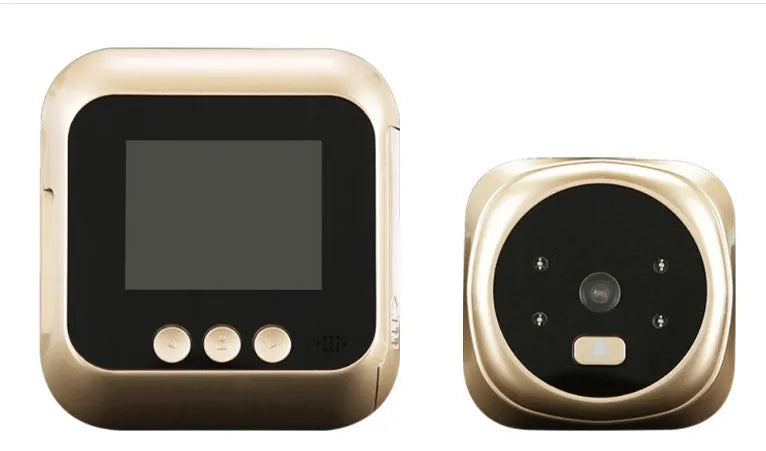 2.4 inch smart doorbell peephole camera with video and photo functions, wireless electronic cat eye