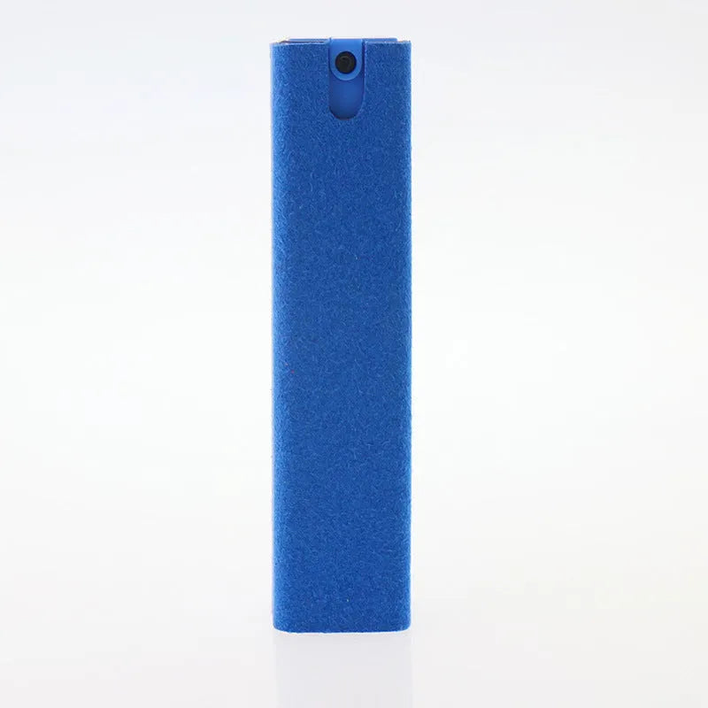 2 in 1 screen cleaner kit with microfiber cloth in pink and gray for phone and computer screens