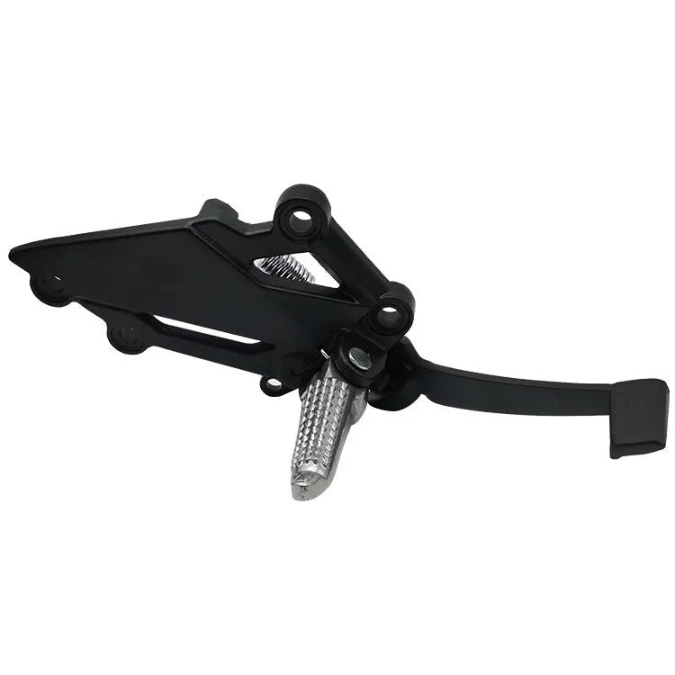 Little Ninja motorcycle brake pedal shift lever bracket in black or titanium, left or right forefoot