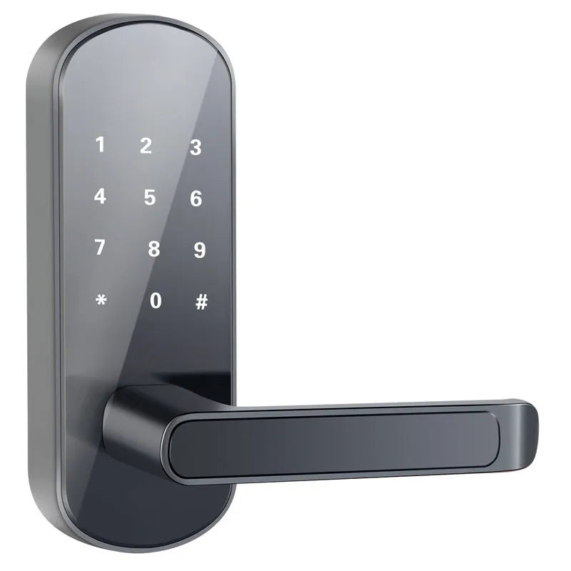 Smart Bluetooth fingerprint lock for doors with 200 capacity and battery power