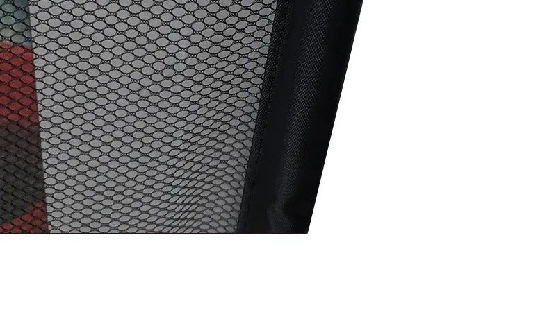Black nylon foldable pet protection fence for dogs, small size 110x72cm