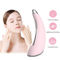 White multifunctional scraping beauty instrument with ergonomic handle, 130mm length, for face slimming and ionic therapy
