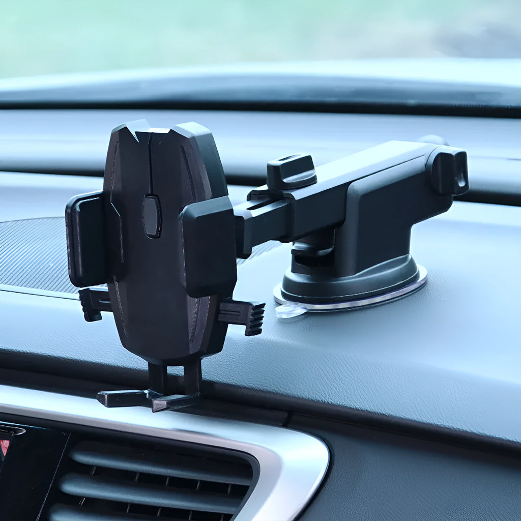 Car navigation bracket mobile phone holder universal snap-in ABS black air outlet mount