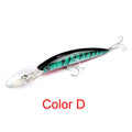 PRO BEROS classic minnow lure, 17.78cm 27g ABS hard plastic, 2/0 hook, 10 colours