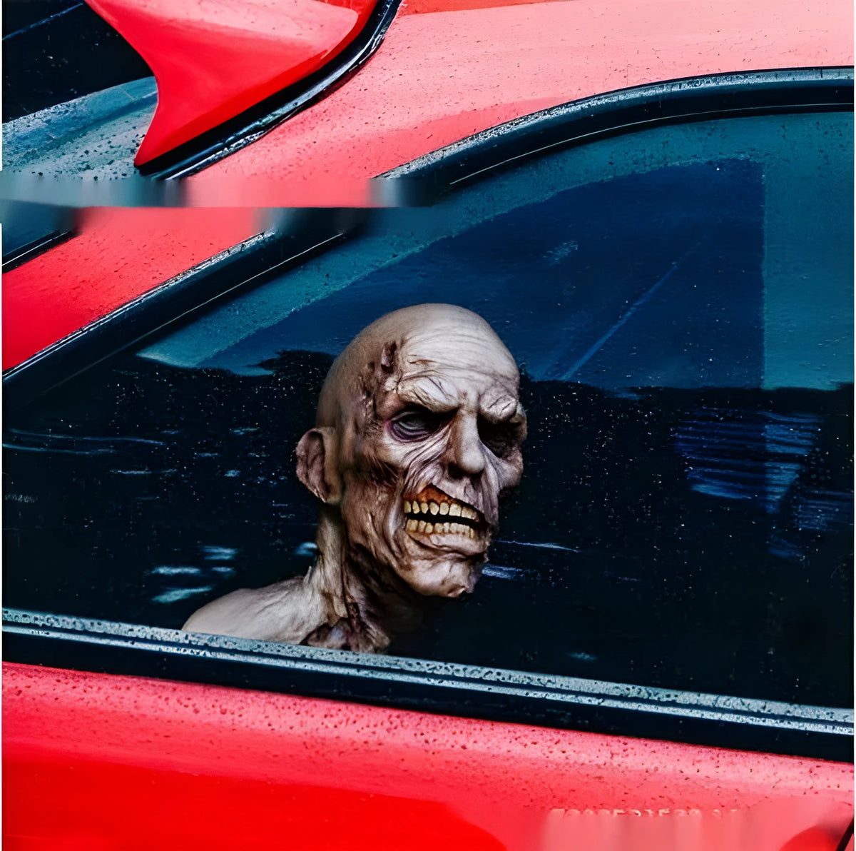 3D zombie horror Avatar car window sticker in PET material, 25 x 23cm, left and right options