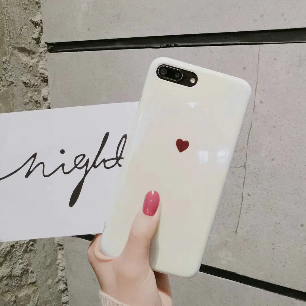 Bluwhite and White Love brand iPhone back cover cases with blue light filtering material