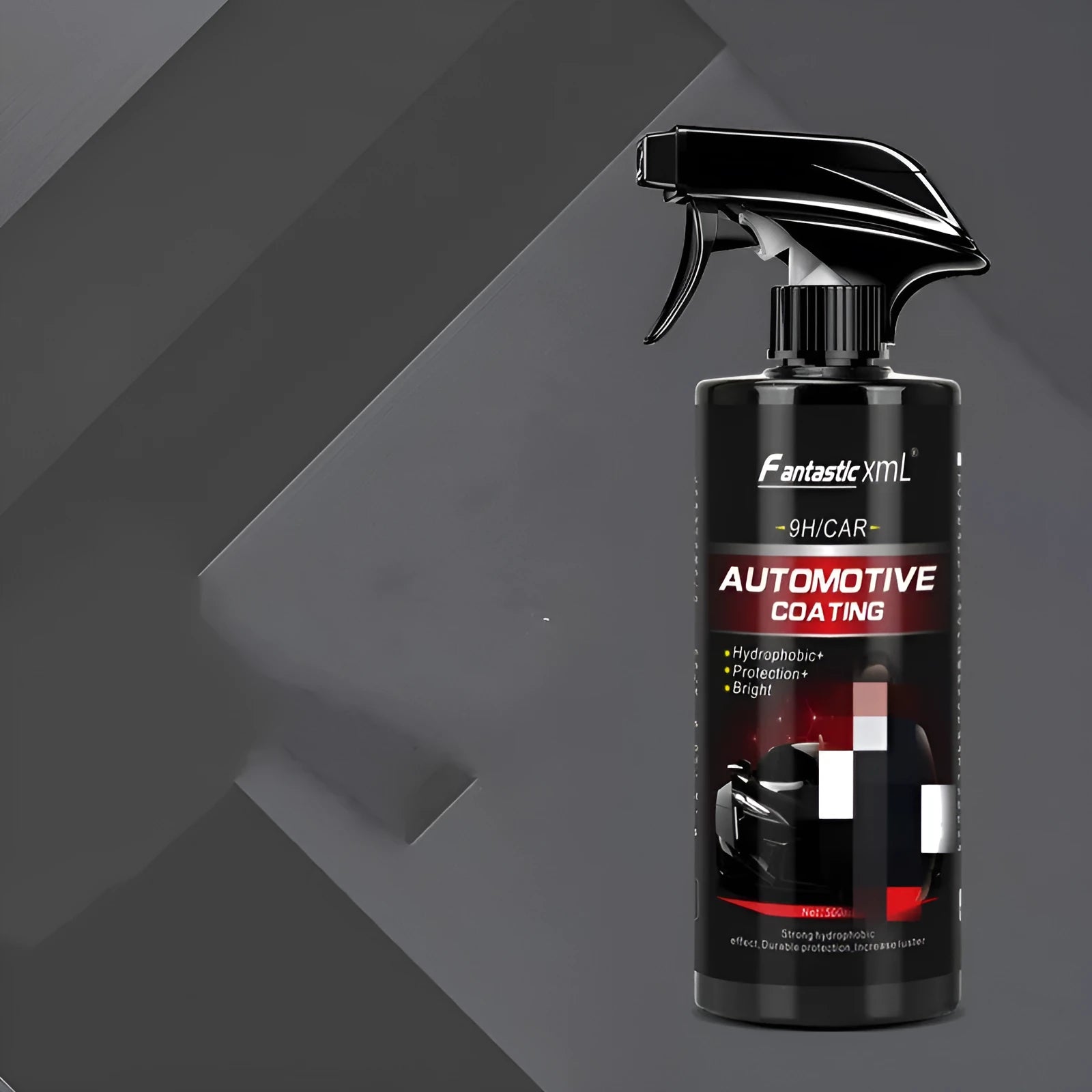500ml automotive coating agent spray bottle with microfiber towel for car paint protection