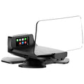 Black car HUD projector with OBD connector for windscreen speed display