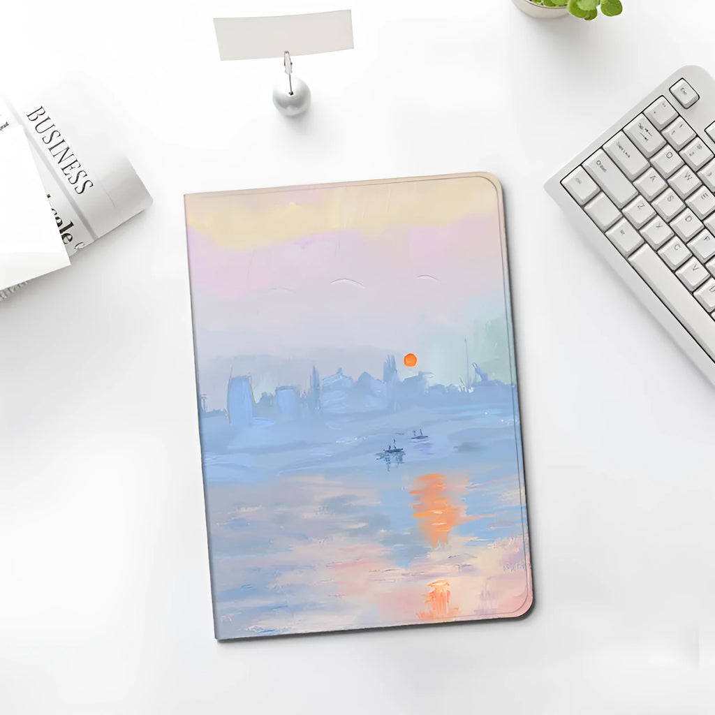 iPad silicone airbag protector case with transparent frame design for multiple tablet models