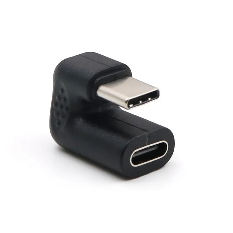 Plastic male to female adapter extension cable with U-bend design and four standard adapters