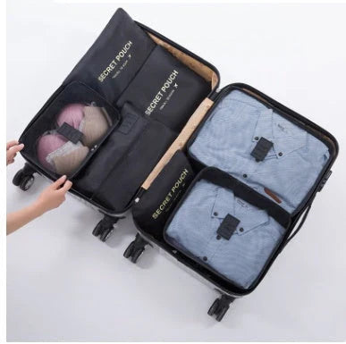 Premium waterproof travel packing cubes in various colors for organized packing and storage