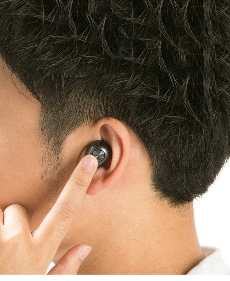 Black wireless Bluetooth over-ear headset for hands-free calling
