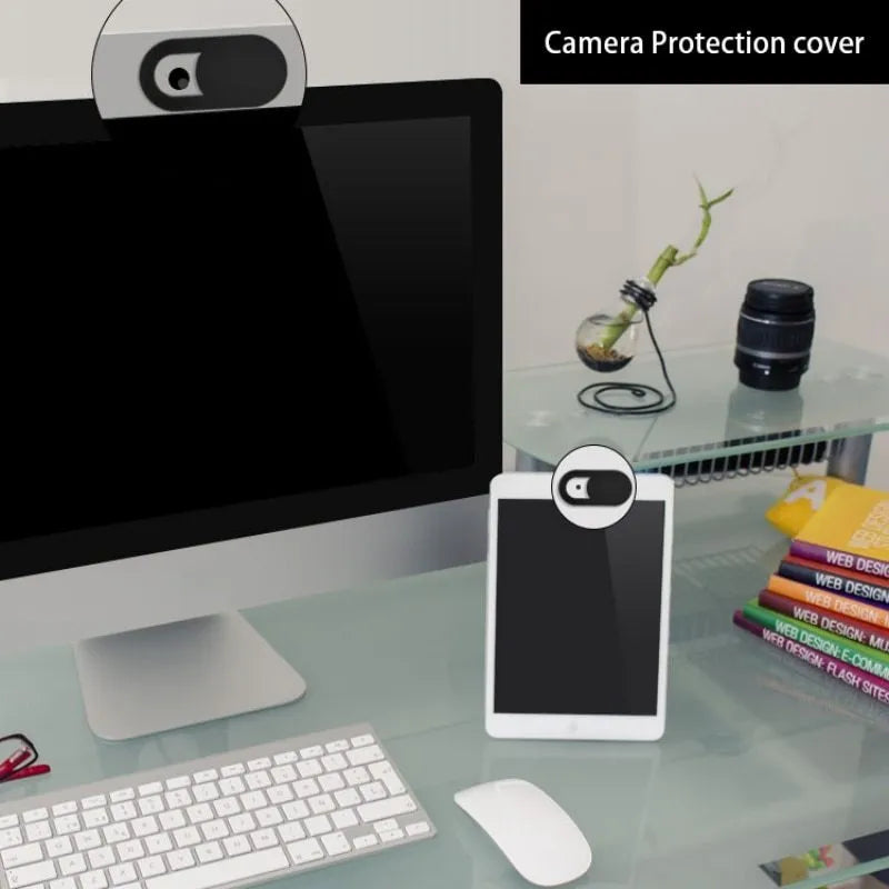 Plastic camera privacy protection cover for laptop camera anti hacker peeping shield slide design