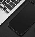 TPU silicone phone case for iPhone 7 and other models in black, blue, red, and white colours.