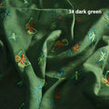 Pure ramie fabric for Hanfu traditional Chinese clothing in beige, dark green, and grass green colours