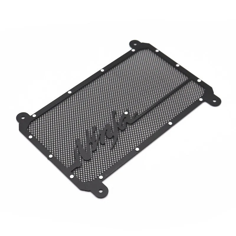 Kawasaki Z400 Ninja 400 water tank cover protective mesh in black, gold, green, and red colour options
