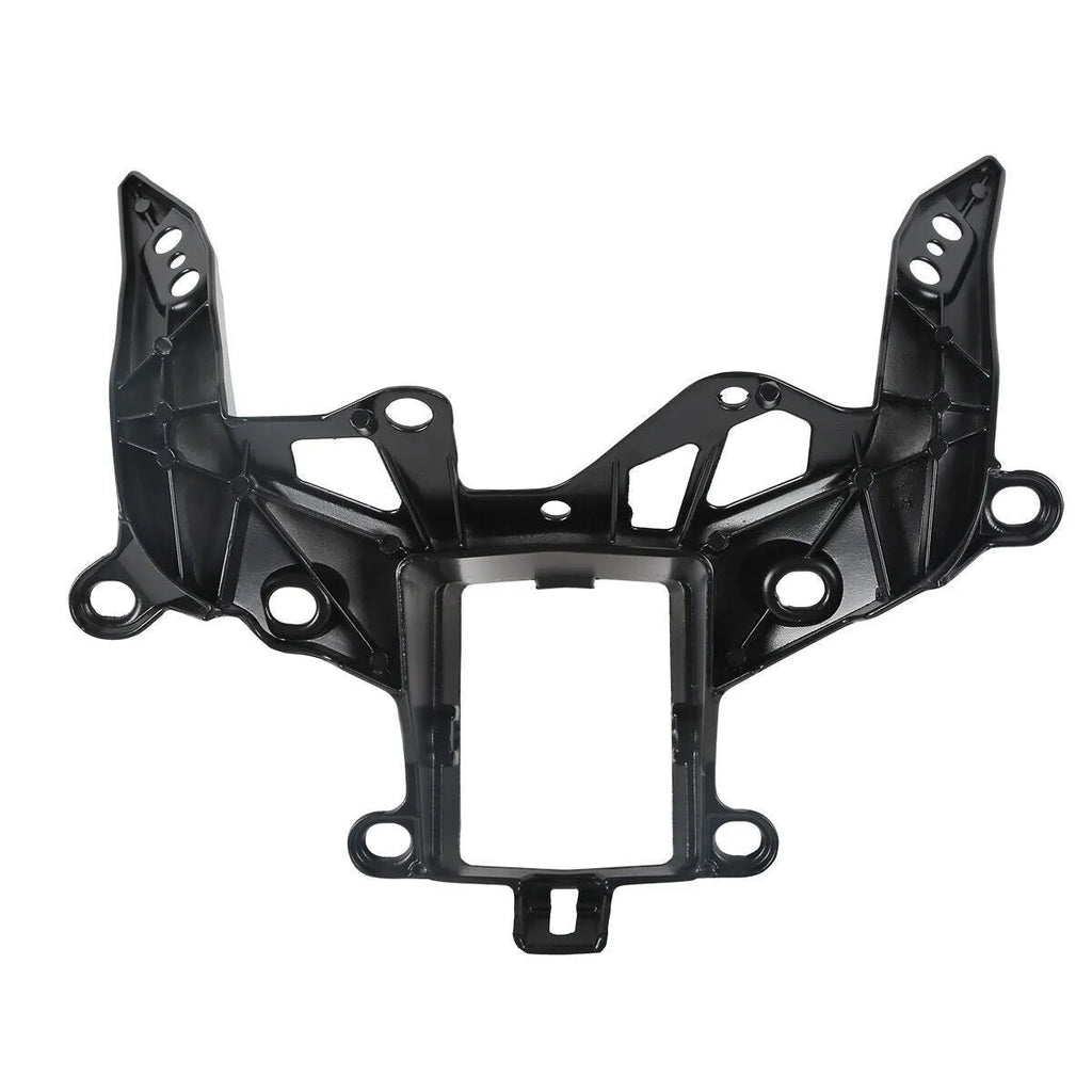 Black heavy aluminium headlight bracket for BMW S1000RR motorcycle