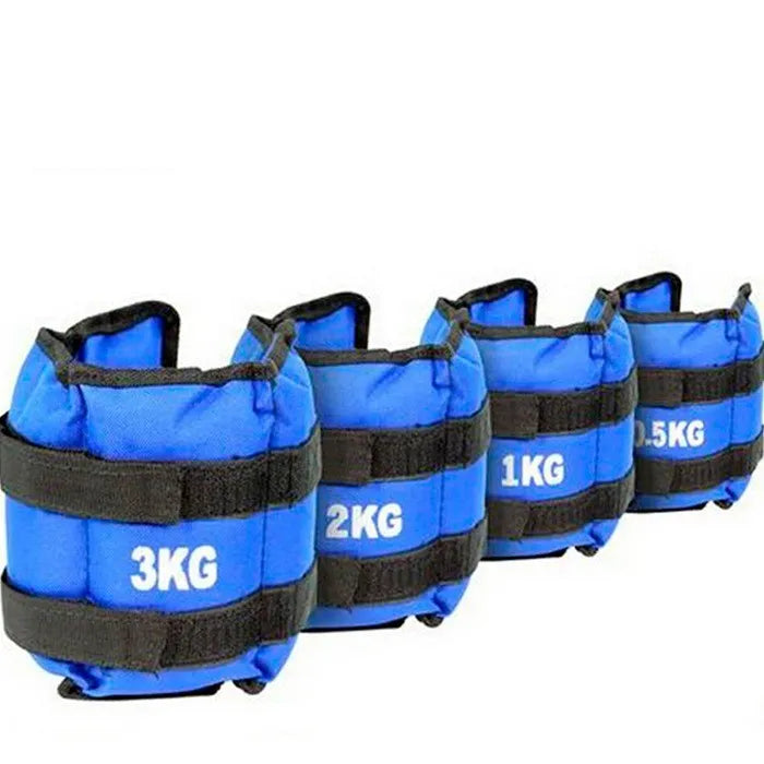Pair of Oxford cloth legging sandbags for track and field athletic training