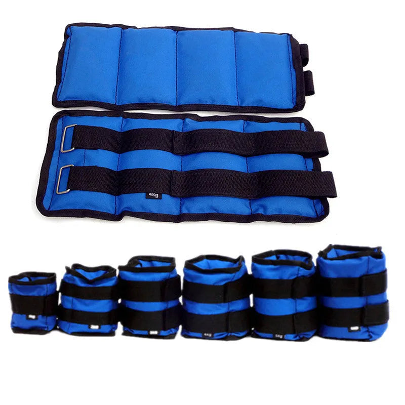 Pair of Oxford cloth legging sandbags for track and field athletic training