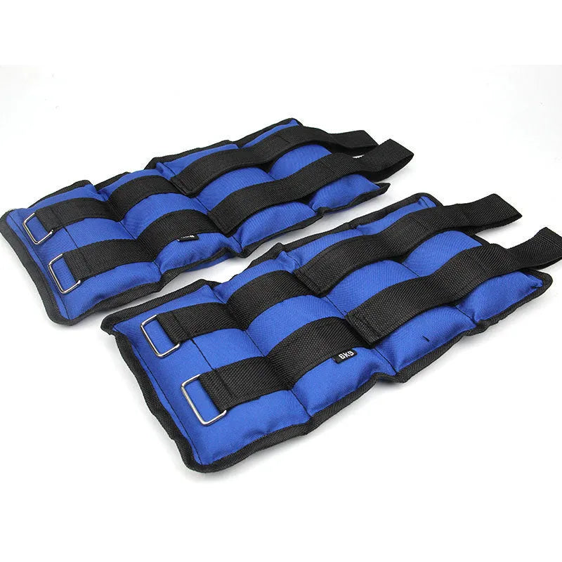 Pair of Oxford cloth legging sandbags for track and field athletic training