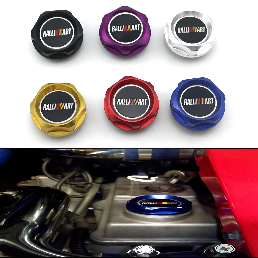 Aluminium alloy oil filter cap for Mitsubishi in six colour options