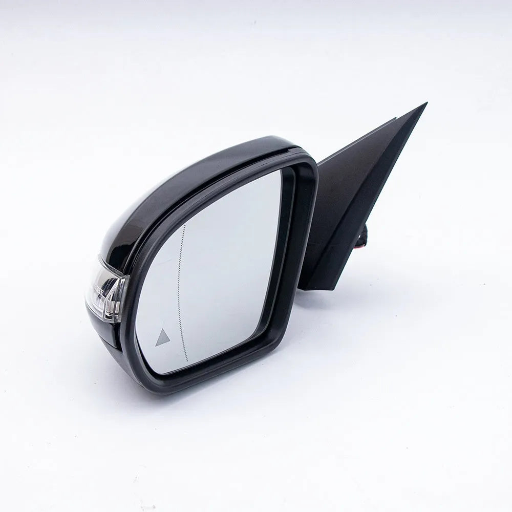 Mercedes-Benz W205 C-Class rearview mirror assembly replacement part in ABS plastic.