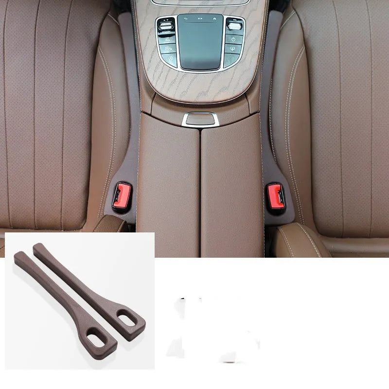Car seat gap sealing strips in four colours with waterproof polyresin construction and integrated handle