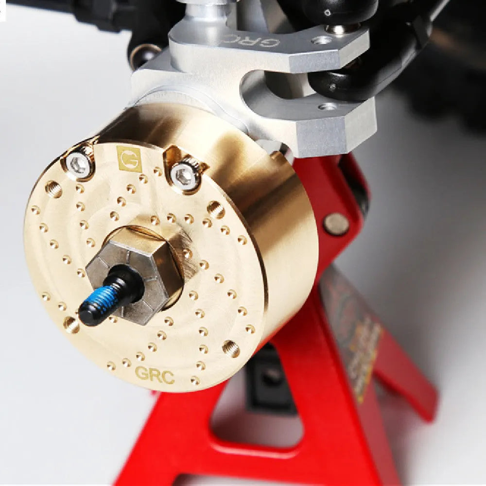 Brass gearbox cover mechanical component for axle door systems
