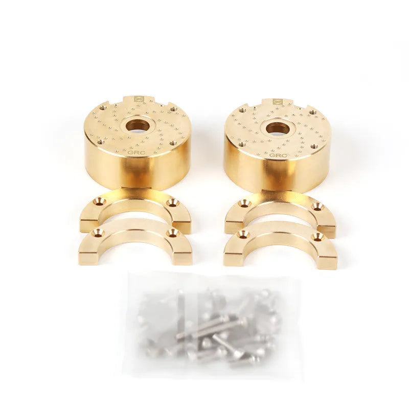 Brass gearbox cover mechanical component for axle door systems