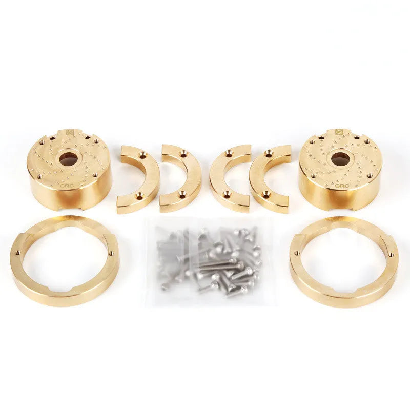 Brass gearbox cover mechanical component for axle door systems