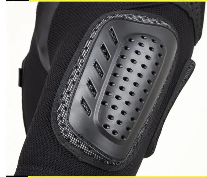 Black cycling hip protection pants with padding around the hip area, shown in sports context