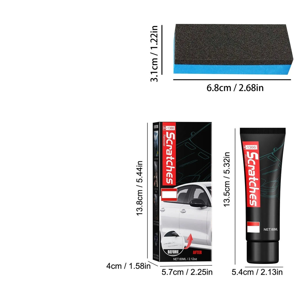 60ml automotive scratch repair cream container for car paint scratch removal