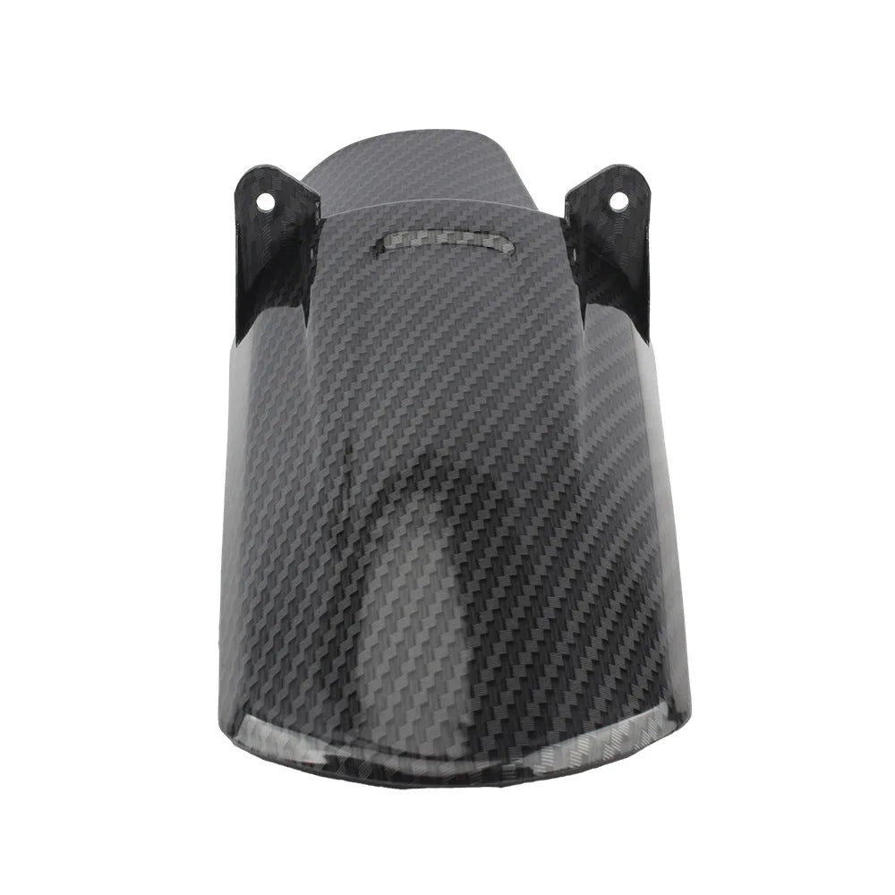 Carbon fibre motorcycle rear shock absorber fender for light bee scramblers