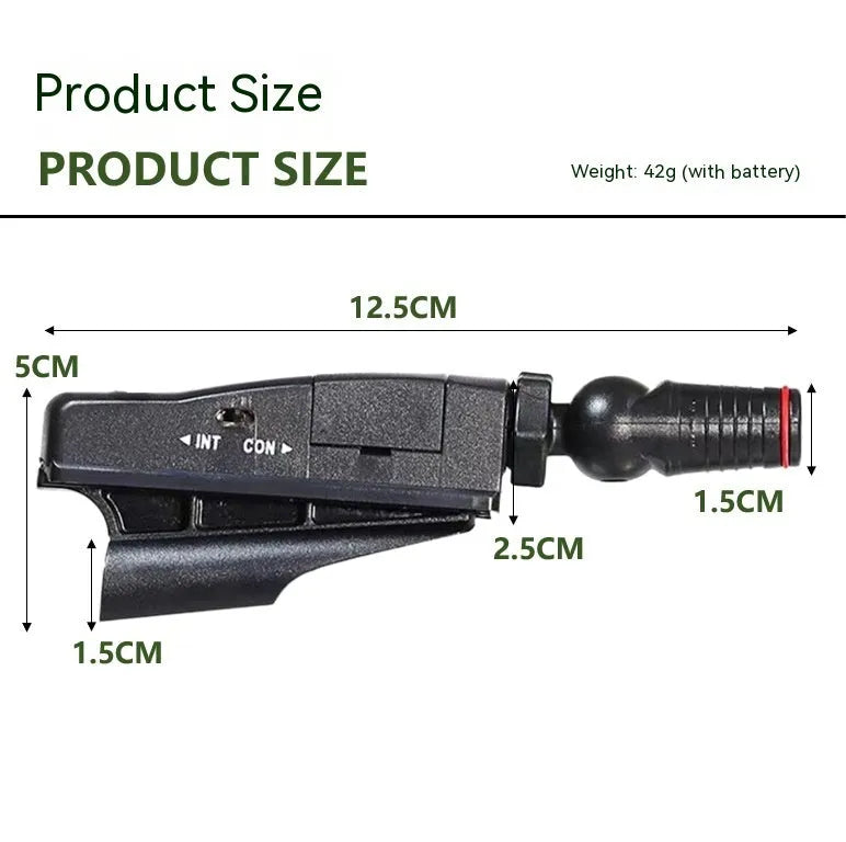 Golf putter laser aiming instrument with four style configuration options
