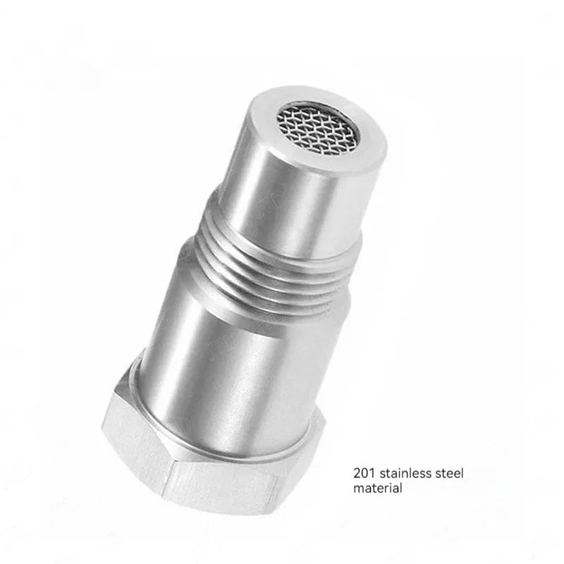304 stainless steel oxygen sensor adapter with three-way catalyst connector for automotive use