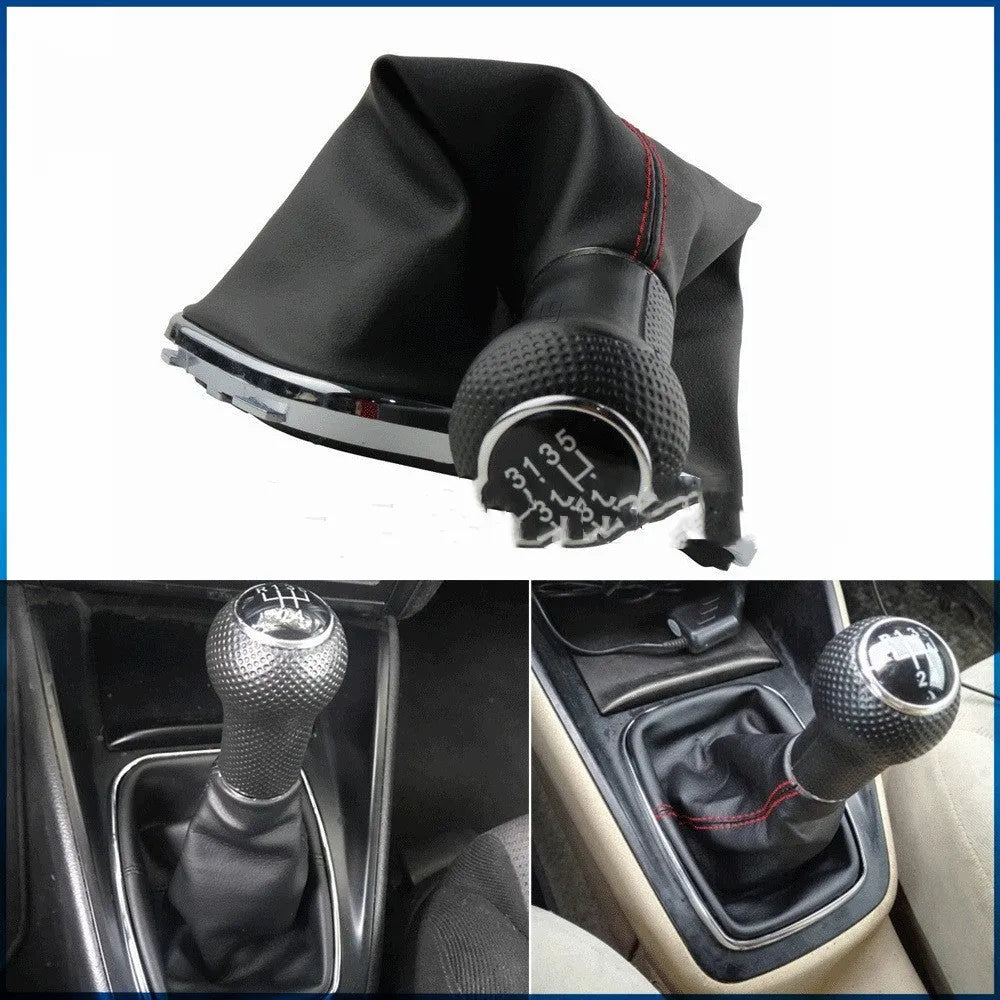 Volkswagen Mk4 gear shifter handle in ABS plastic with silver frame and black line detailing