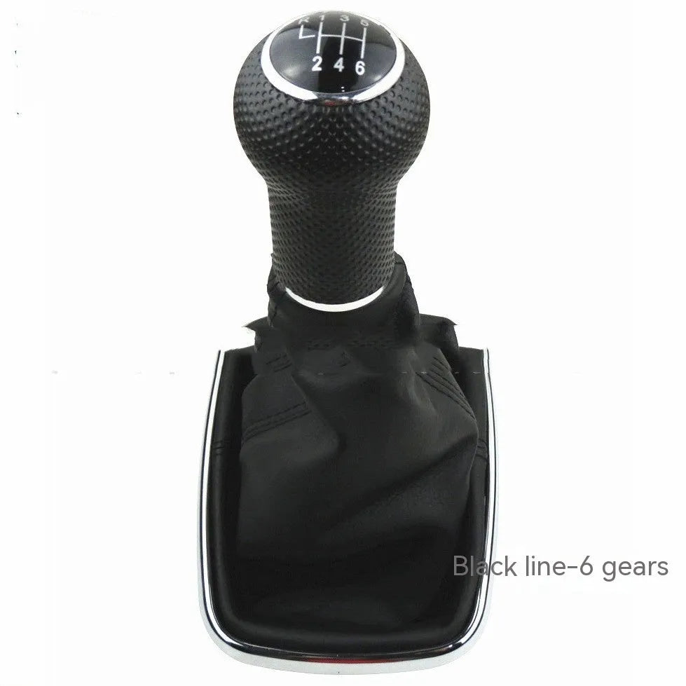 Volkswagen Mk4 gear shifter handle in ABS plastic with silver frame and black line detailing