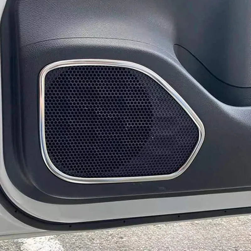 Stainless steel silver audio frame trim kit for ROOX40 series car doors