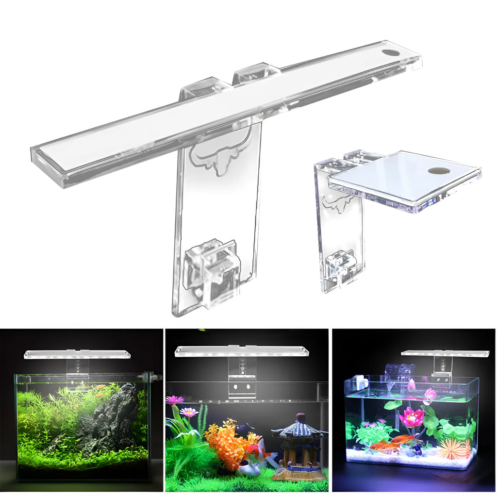 LED fish tank light with acrylic body and touch switch for 10mm inner tank wall