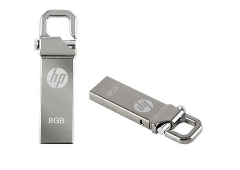 Metal USB flash drive with custom logo option, 48.6mm long, in capacities from 4GB to 64GB