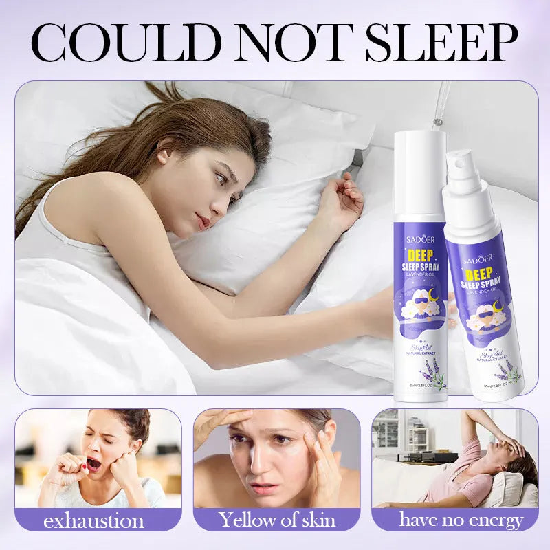 85ml fatigue relief sleep spray bottle with lavender chamomile fragrance for bedtime relaxation