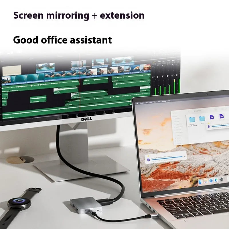 M2 magnetic hard disk box aluminium alloy enclosure with USB cable and screwdriver