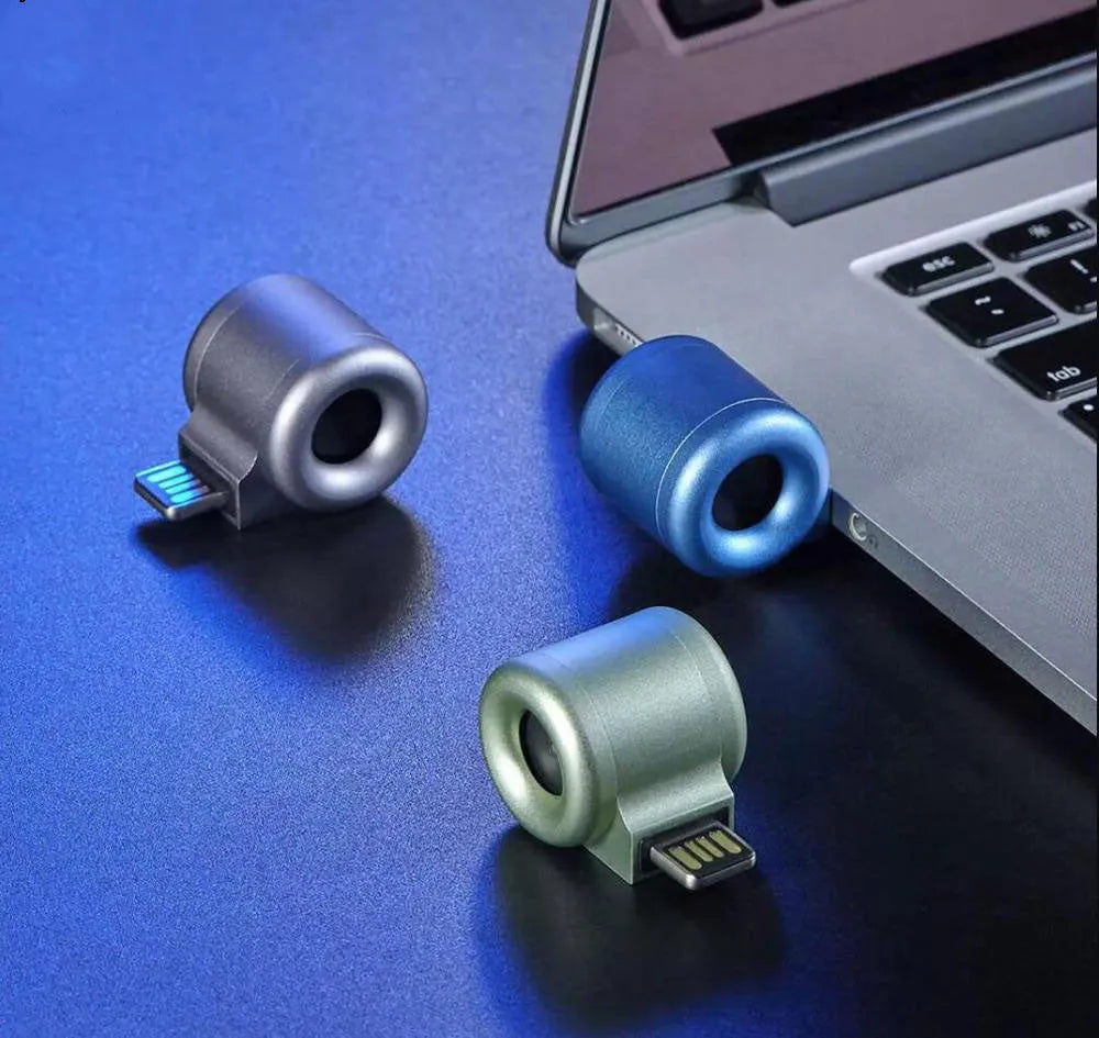 USB mini diffuser car air purifier in grey, peacock blue, military green, orange and lemon, portable solid fragrance diffuser.