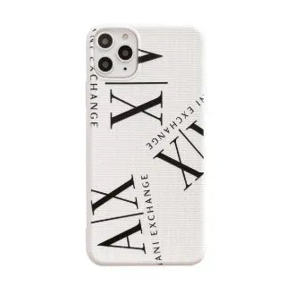 Silicone iPhone case in black, white or red colours compatible with iPhone 11, 7, 8 and X series models