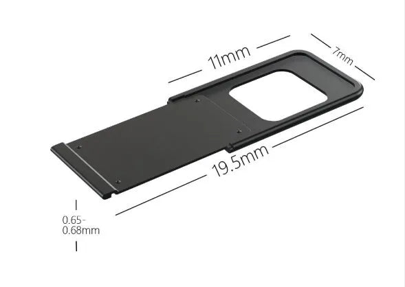 Plastic camera privacy protection cover for laptop camera anti hacker peeping shield slide design