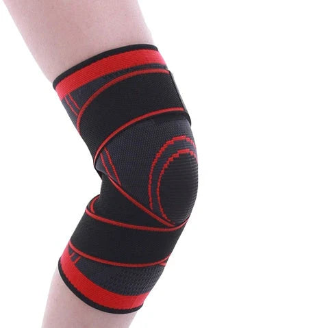 Premium sports knee pads with adjustable straps, breathable fabric, and sturdy construction for injury prevention and high-performance athletics