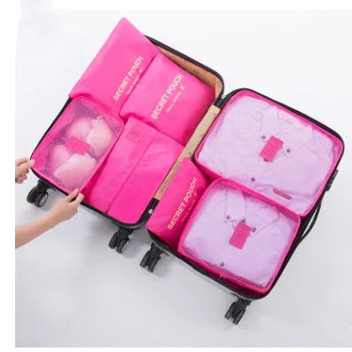 Premium waterproof travel packing cubes in various colors for organized packing and storage