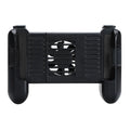 Black Cooling Bluetooth Controller P2 for iPhone mobile gaming with cooling fan