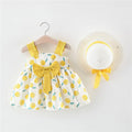 Baby girl thin cotton princess dress in pink with ruffle details, size 70cm