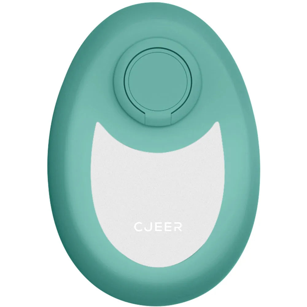 CJEER crystal hair eraser tool with metal finger ring in green, purple, and black colours